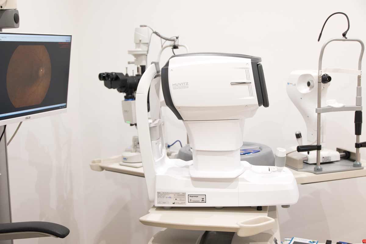 Maquinària d'una Optometria