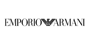 Emporio Armani Logo de color negre
